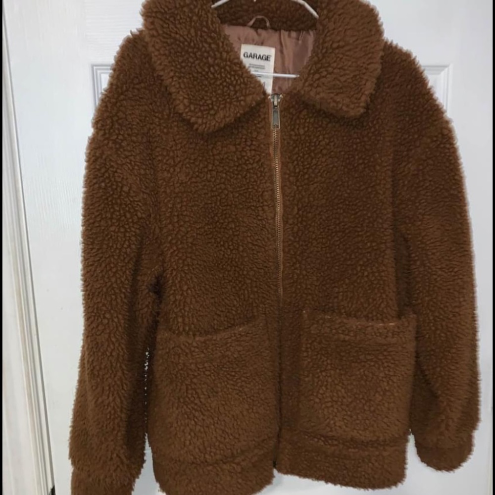 Long Garage Teddy Coat